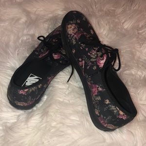 Floral vans